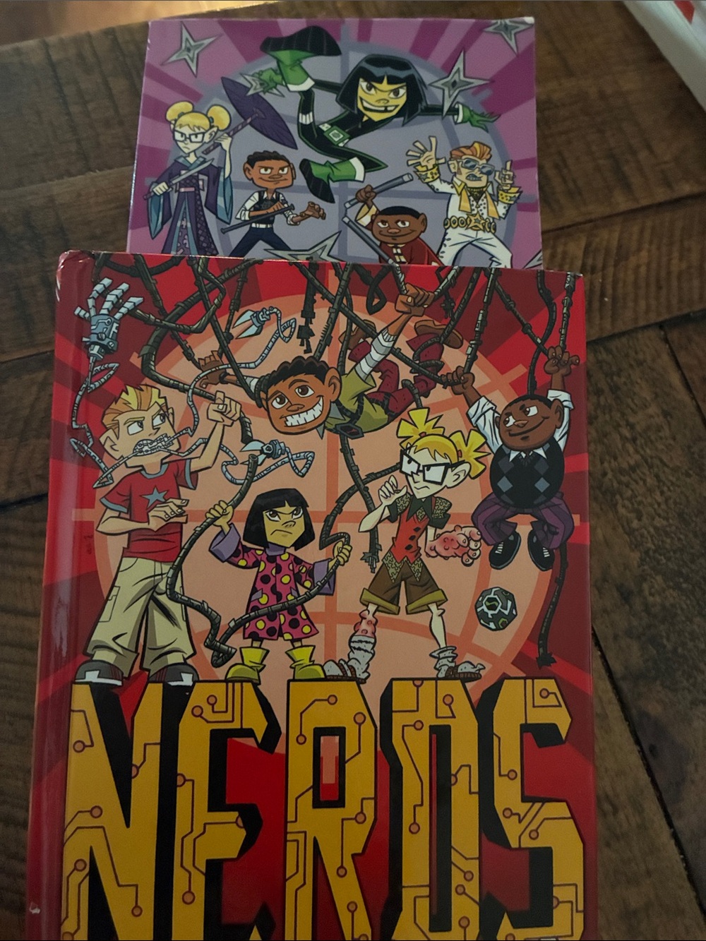 Nerds Graphic Hardcover Book - Red & Yellow Cover